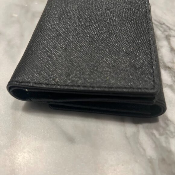 KATE SPADE New York Cobble Hill Tavy Wallet-Black Bi fold Snap Closure - Picture 6 of 13